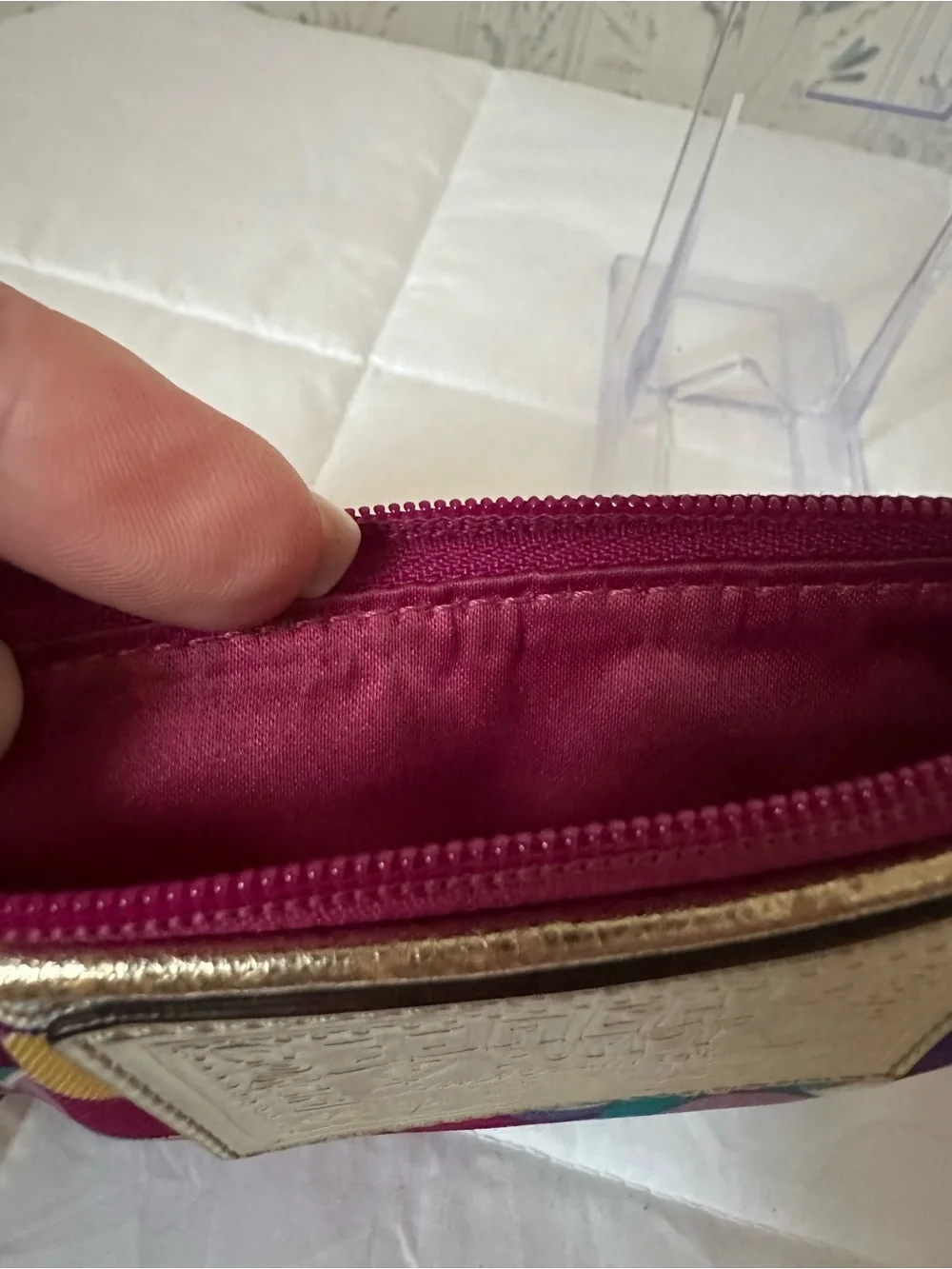 Coach Poppy Pop Art Wristlet